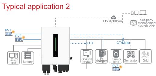 户用混合逆变器 3-6kW